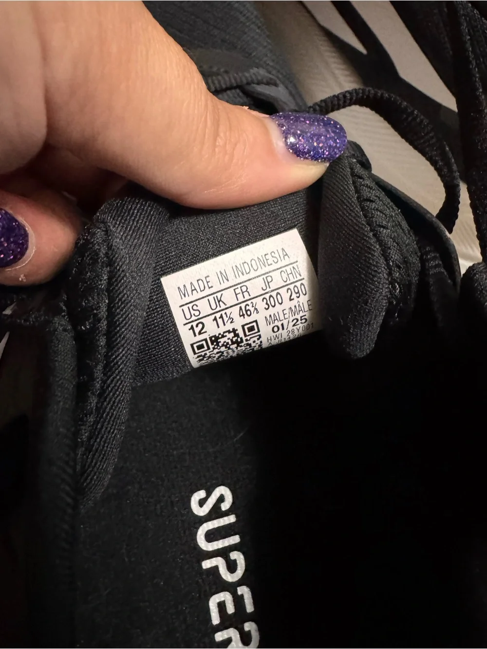 adidas Black and White SuperNova